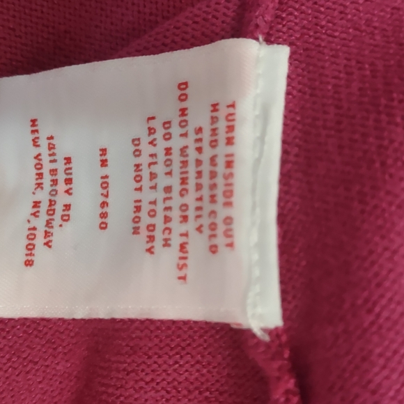 Ruby Red Cardigan - Picture 6 of 7